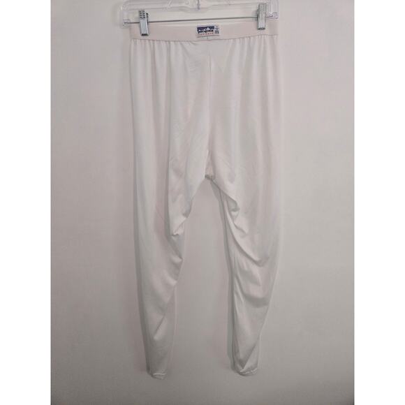 Patagonia Capilene base layer long johns size M white small stains - Picture 1 of 4